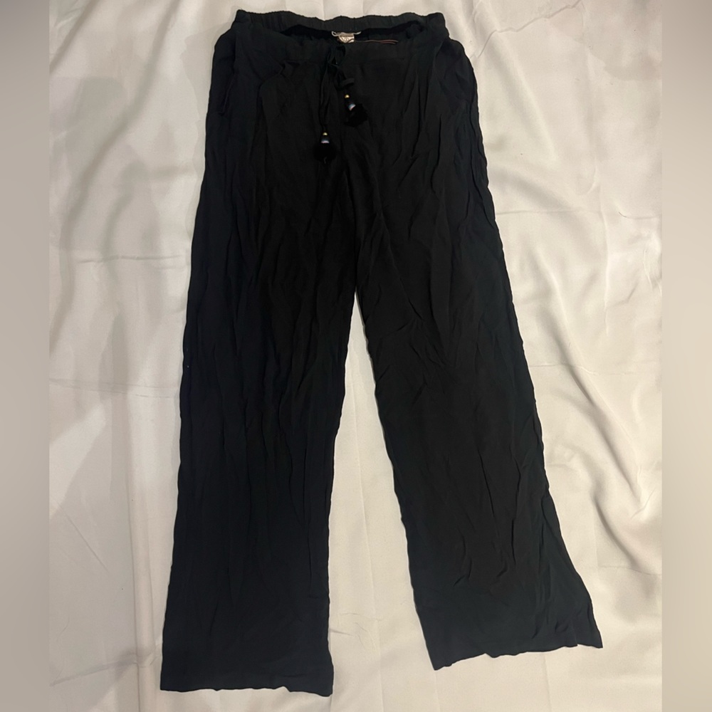 FIGUE- black cotton pant, small